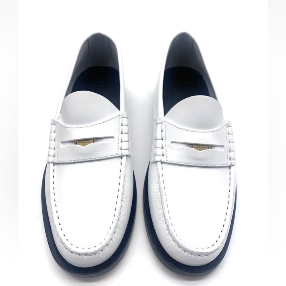 Burberry Rupert Calfskin Penny Loafers